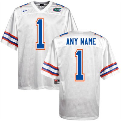 Florida Gators Customized White Jersey