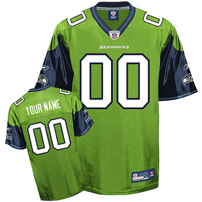 Cheap Seattle Seahawks Green customized jerseys For Sale
