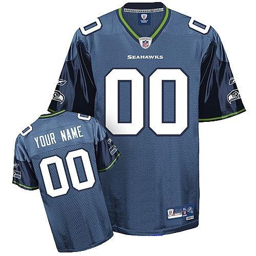 Cheap Seattle Seahawks Blue customized jerseys For Sale