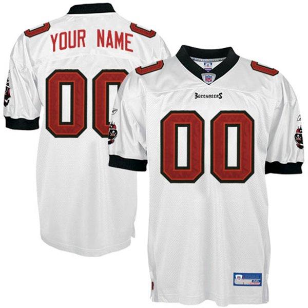 Tampa Bay Buccaneers White Customized NFL Jerseys
