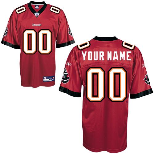 Cheap Tampa Bay Buccaneers Red Customized NFL Jerseys For Sale
