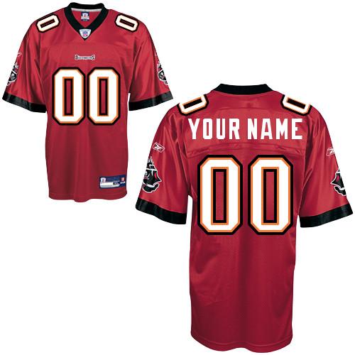 Tampa Bay Buccaneers Red Customized NFL Jerseys