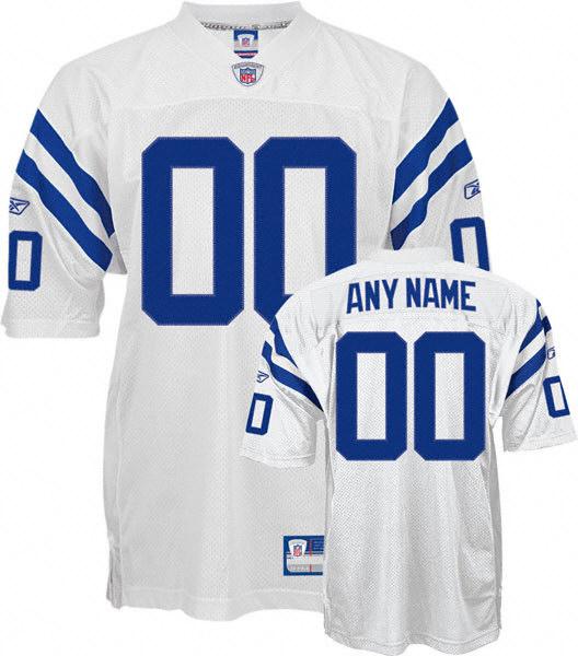 Indianapolis Colts Customized white Jerseys