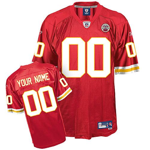 Kansas City Chiefs red Customized Jersey