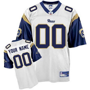 Cheap St Louis Rams Customized Jerseys white For Sale