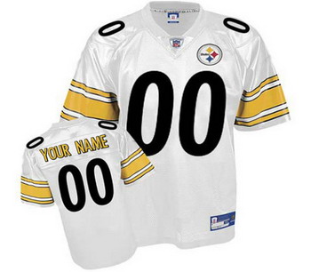 Cheap Pittsburgh Steelers Customized Jerseys white For Sale