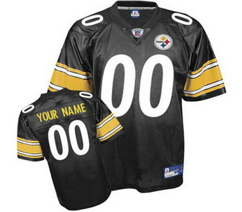 Cheap Pittsburgh Steelers Customized Jerseys black For Sale