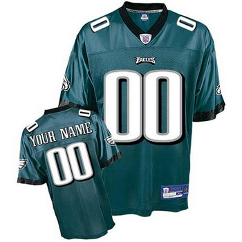 Philadelphia Eagles Customized Jerseys green