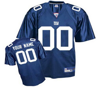 Cheap New York Giants Customized Jerseys blue For Sale