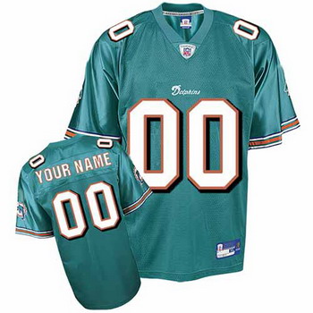 Miami Dolphins Customized Jerseys green