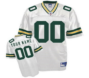 Green Bay Packers Customized Jerseys White