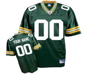 Cheap Green Bay Packers Customized Jerseys green For Sale
