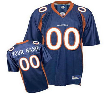 Denver Broncos Customized Jerseys blue