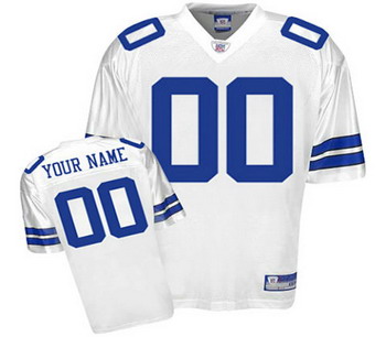 Dallas Cowboys Customized Jerseys White Jerseys