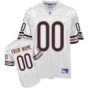 Cheap Chicago Bears Customized Jerseys white For Sale