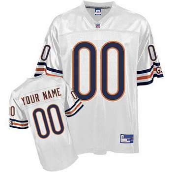 Chicago Bears Customized Jerseys white