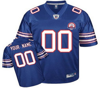 Buffalo Bills AFL 50th Anniversary Customized Jerseys blue Buffalo Bills AFL 50th Anniversary Customized Jerseys blue