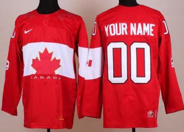 Cheap 2014 Winter Olympics Canada Team Red Customized Hockey Jerseys For Sale