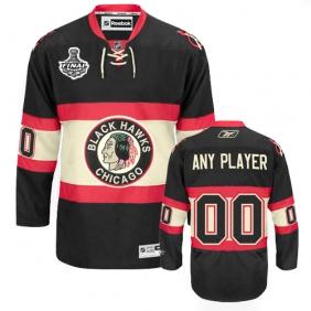 Cheap Chicago Blackhawks Third Personalized Authentic Black Stanley Cup Finals Jersey For Sale