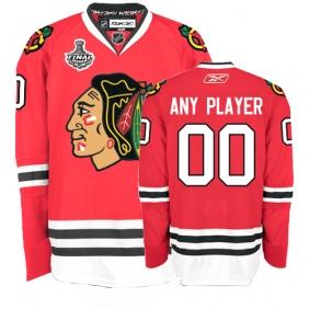 Chicago Blackhawks Personalized Authentic Red Stanley Cup Finals Jersey