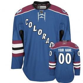 Colorado Avalanche Third Personalized Authentic Blue Jersey