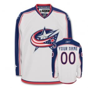 Cheap Columbus Blue Jackets Personalized Authentic White Jersey For Sale