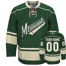 Cheap Minnesota Wild Third Personalized Authentic Green Jersey For Sale