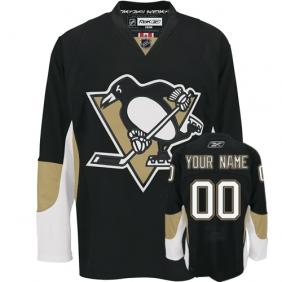 Cheap Pittsburgh Penguins Personalized Authentic Black Jersey For Sale