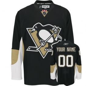 Pittsburgh Penguins Personalized Authentic Black Jersey