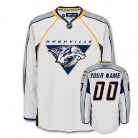Nashville Predators Personalized Authentic White Jersey