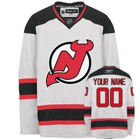 New Jerseys Devils Personalized Authentic White Jersey