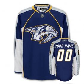 Nashville Predators Personalized Authentic Blue Jersey