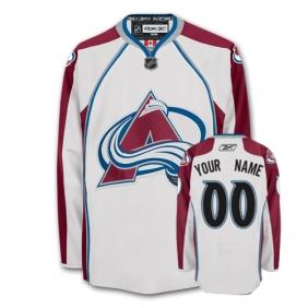 Colorado Avalanche Personalized Authentic White Jersey