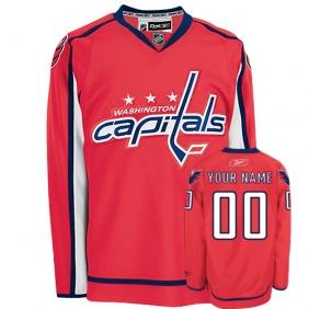 Washington Capitals Personalized Authentic Red Jersey