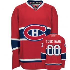 Montreal Canadiens Personalized Authentic Red Jersey