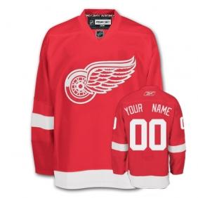 Detroit Red Wings Personalized Authentic Red Jersey