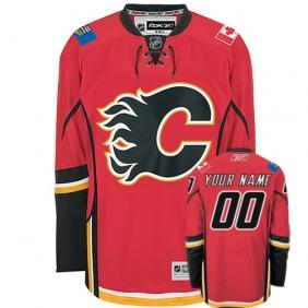 Cheap Calgary Flames Personalized Authentic Red Jersey For Sale