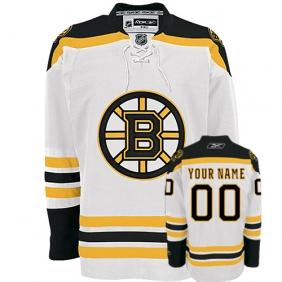 Boston Bruins Personalized White Jersey
