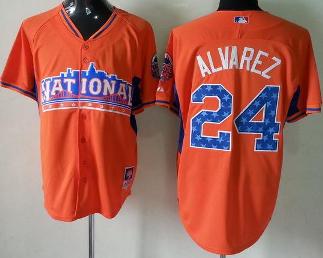 Cheap 2013 MLB ALL STAR National League Pittsburgh Pirates 24 Pedro Alvarez Orange MLB Jerseys For Sale