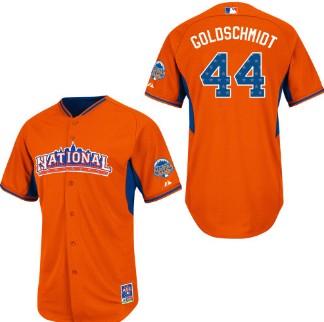 Cheap 2013 MLB ALL STAR National League Arizona Diamondbacks 44 Paul Goldschmidt Orange Jerseys For Sale