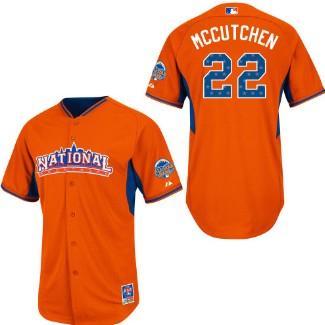 Cheap 2013 MLB ALL STAR National League Pittsburgh Pirates 22 Andrew Mccutchen Orange Jerseys For Sale