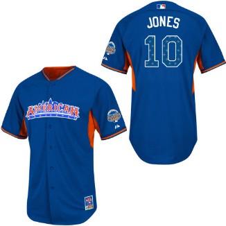 Cheap 2013 MLB ALL STAR American League Baltimore Orioles 10# Adam Jones Blue Jerseys For Sale