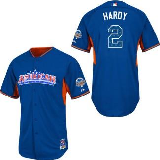 Cheap 2013 MLB ALL STAR American League Baltimore Orioles 2 J.J.Hardy Blue Jerseys For Sale
