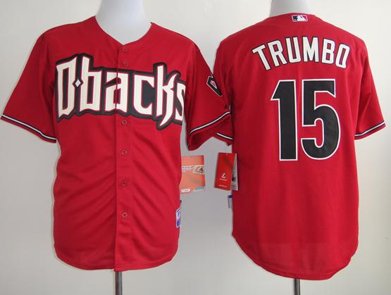 Arizona Diamondbacks 15 Mark Trumbo Red Cool Base MLB Jersey Arizona Diamondbacks 15 Mark Trumbo Red Cool Base MLB Jersey