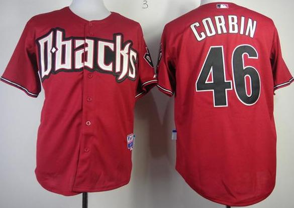 Cheap Arizona Diamondbacks 46 Patrick Corbin Red Cool Base MLB Jerseys For Sale