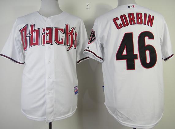 Arizona Diamondbacks 46 Patrick Corbin White Cool Base MLB Jerseys