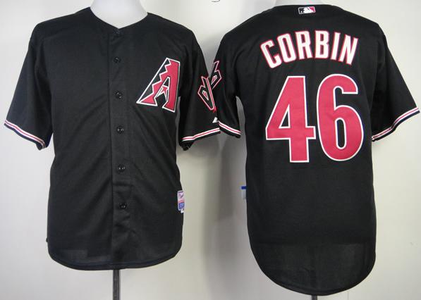 Cheap Arizona Diamondbacks 46 Patrick Corbin Black Cool Base MLB Jerseys For Sale