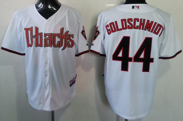 Arizona Diamondbacks 44 Paul Goldschmidt White MLB Jersey