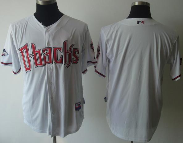 Cheap Arizona Diamondbacks Blank White Cool Base MLB Jerseys For Sale
