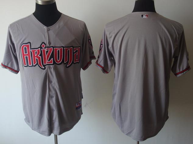 Cheap Arizona Diamondbacks Blank Grey Cool Base MLB Jerseys For Sale